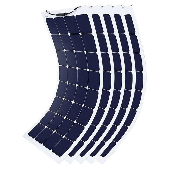 ACOPower 110W 12V Flexible Thin Lightweight ETFE Solar Panel With Connector