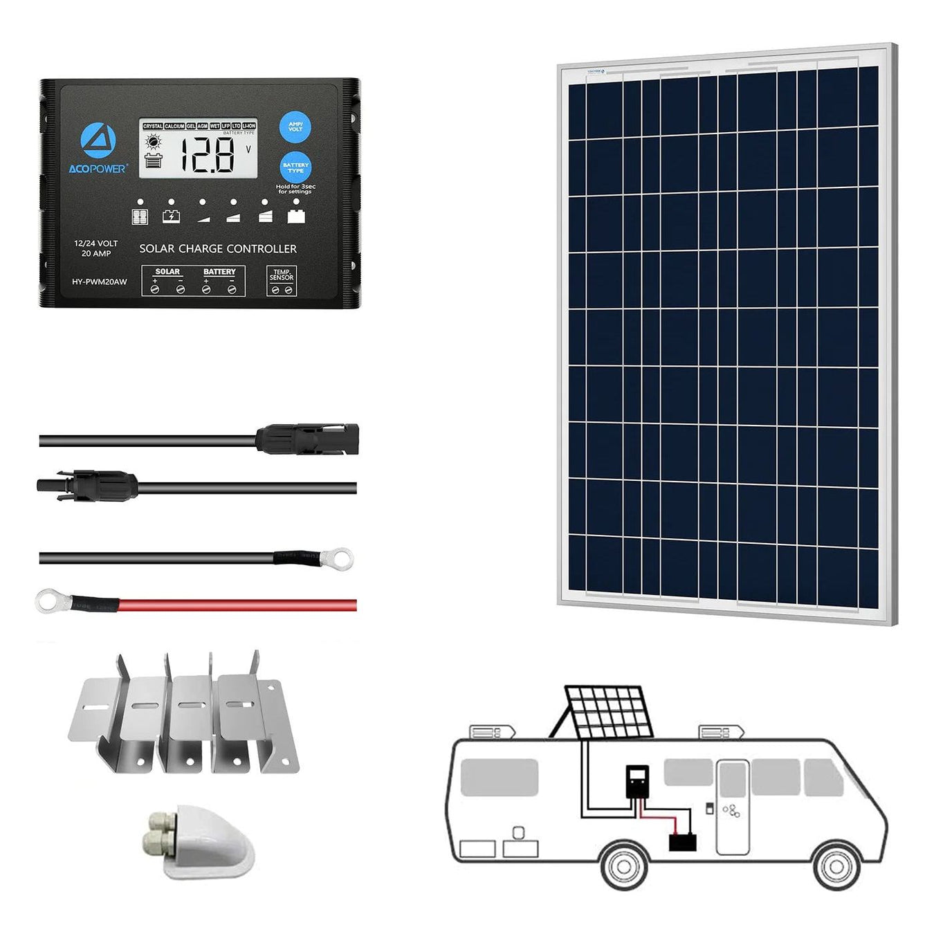 Solar Panel Kit Complete