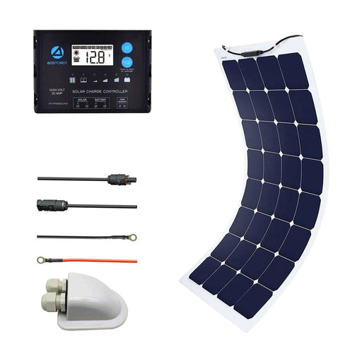 ACOPower Flexible Solar Panel Kit + MPPT / PWM Charge Controller