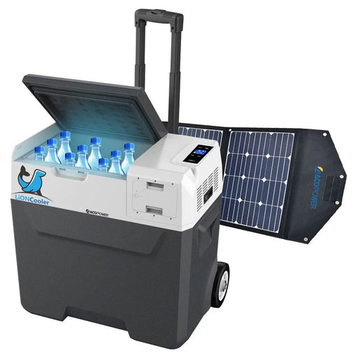 ACOPower LiONCooler X50A Combo, Portable Solar Fridge/Freezer & 90W Solar Panel | 52 Quarts