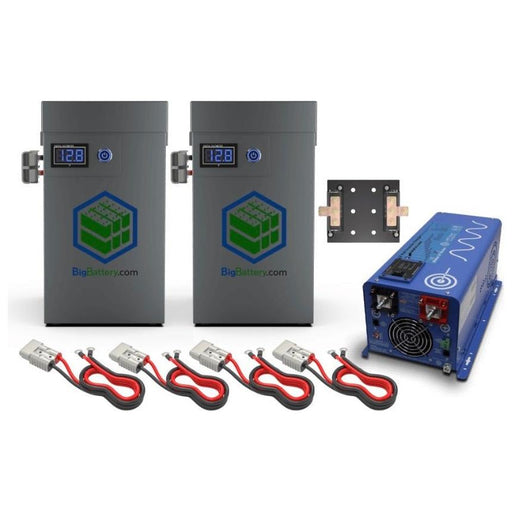 BigBattery|12V SEAL- LiFePO4 (From 228Ah-3.0kWh To 912Ah - 12.0kWh) Kits