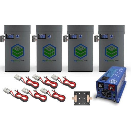 BigBattery|12V SEAL- LiFePO4 (From 228Ah-3.0kWh To 912Ah - 12.0kWh) Kits