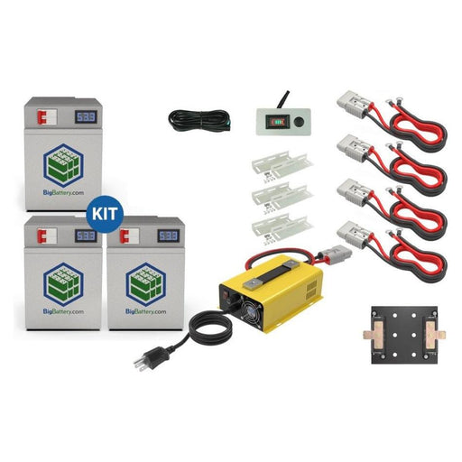 BigBattery|48V EAGLE-LiFePO4(From 30Ah-1.53kWh To 120Ah-6.14kWh) Kits