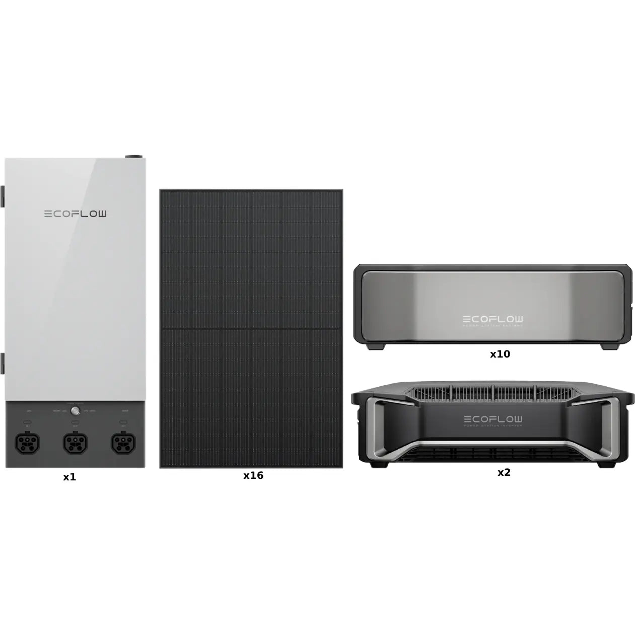 EcoFlow DELTA Pro Ultra Inverter + Battery + Smart Home Panel 2 + 400W Solar Panel Complete Solar Kit