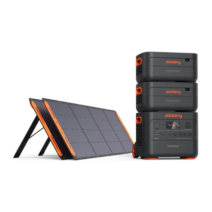 Jackery Solar Generator 2000 Plus Portable Solar Kit 2 x Batteries + 2 x 200W SolarSaga Panels