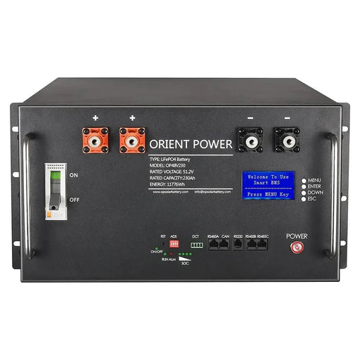 Orient Power 51.2V 230Ah LiFePO4 Battery