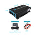 Renogy 1000W 12V Pure Sine Wave Inverter with Power Saving Mode R-INVT-PGH1-10111S-US