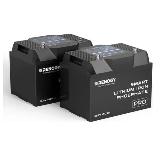 Renogy 12V 100Ah Pro Smart Lithium Iron Phosphate Battery with Bluetooth & Self-heating Function