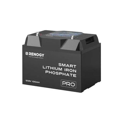 Renogy 12V 100Ah Pro Smart Lithium Iron Phosphate Battery with Bluetooth & Self-heating Function