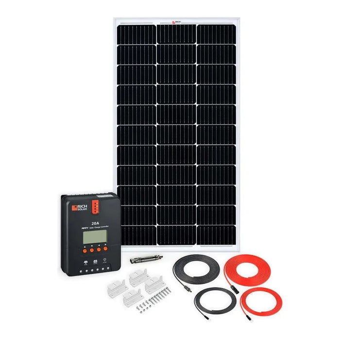 Rich Solar 100 Watt Solar Kit