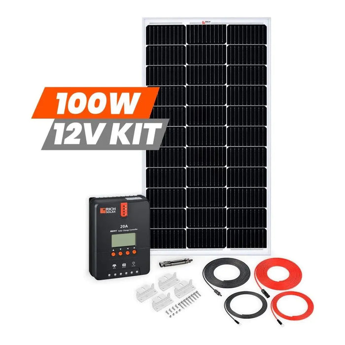 Rich Solar 100 Watt Solar Kit