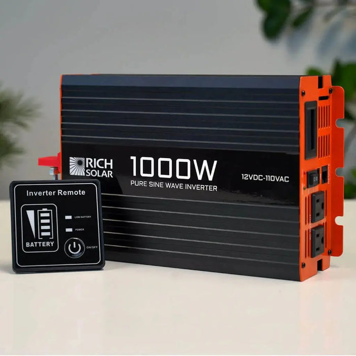 Rich Solar 1000 Watt 12 Volt Industrial Pure Sine Wave Inverter