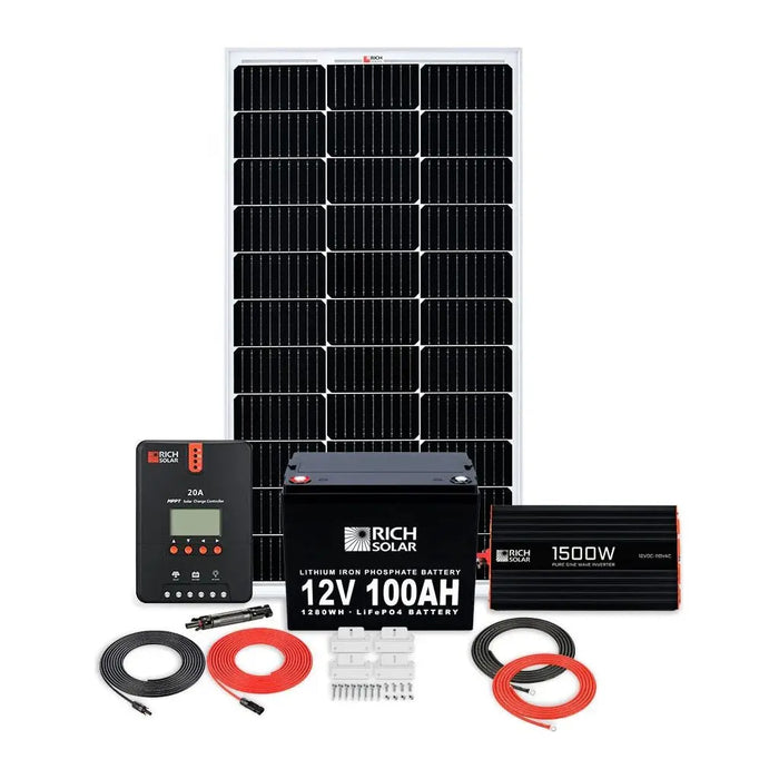 Rich Solar 100W RV 12V Kit