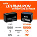 Rich Solar 12V 100Ah LiFePO4 Lithium Iron Phosphate Battery