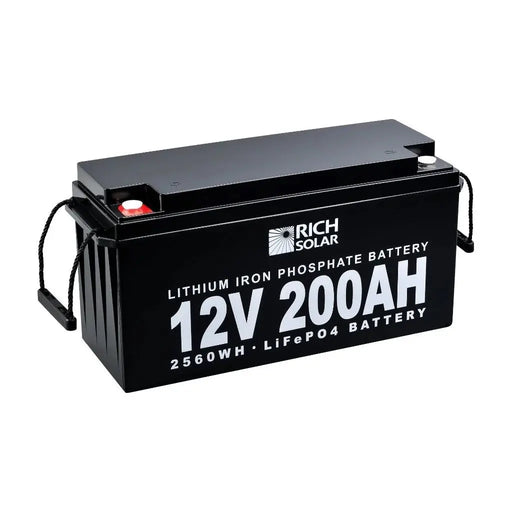 Rich Solar 12V 200Ah LiFePO4 Lithium Iron Phosphate Battery