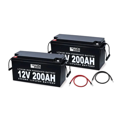 Rich Solar 12V 400AH 5.1kWh Lithium Battery Bank