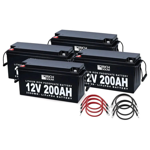 Rich Solar 12V 800AH 10.2kWh Lithium Battery Bank