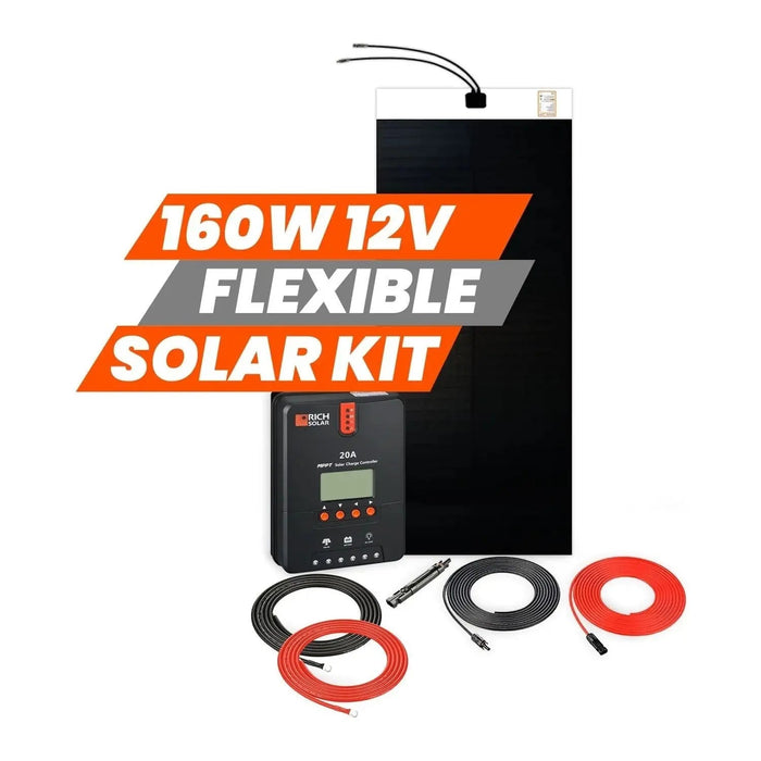 Rich Solar 160 Watt Flexible Solar Kit