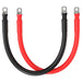 Rich Solar 2 Gauge (AWG) Black and Red Pure Copper Inverter Battery Cables