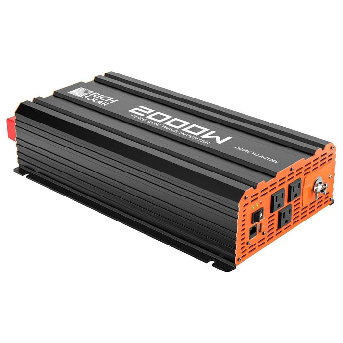 Rich Solar 2000 Watt 24 Volt Industrial Pure Sine Wave Inverter