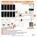 Rich Solar 2000W 48V 240VAC Cabin Kit