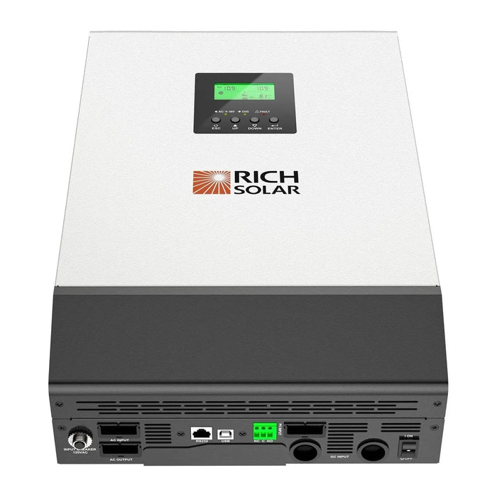 Rich Solar 2400 Watt 24 Volt Hybrid Off-Grid Inverter