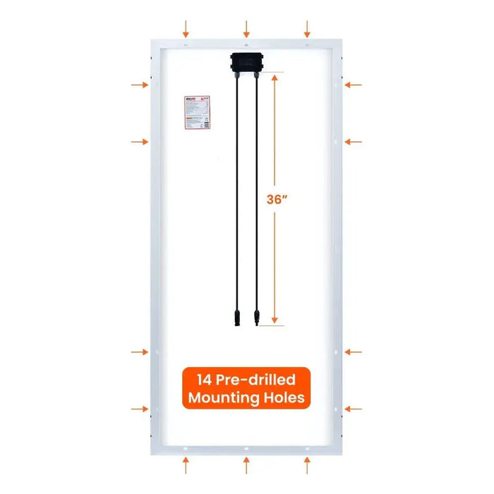 Rich Solar MEGA 200 Watt Monocrystalline Solar Panel