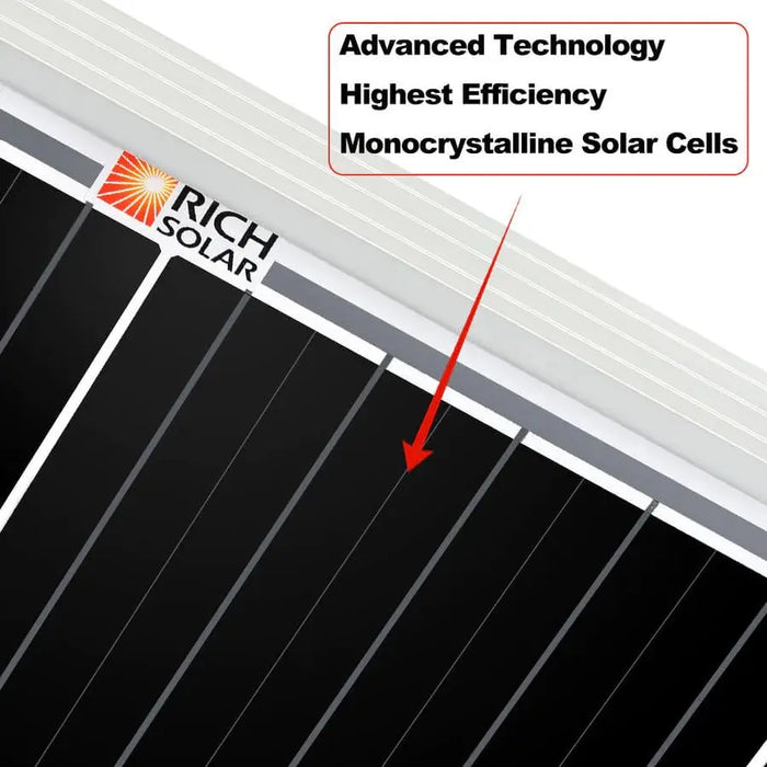 Rich Solar MEGA 200 Watt Monocrystalline Solar Panel