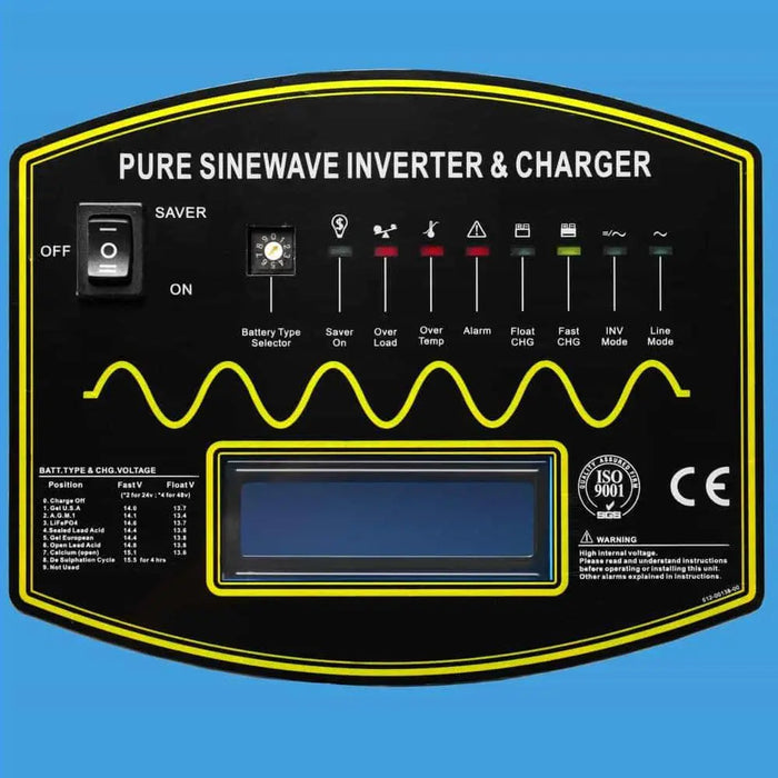 SunGoldPower 15000W 48V Split Phase Pure Sine Wave Inverter Charger