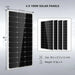 SunGoldPower 3000W 12VDC 120V Output Inverter + LifePO4 Battery + 600 Watts Solar Panels Off-Grid Solar Kit SGK-PRO3