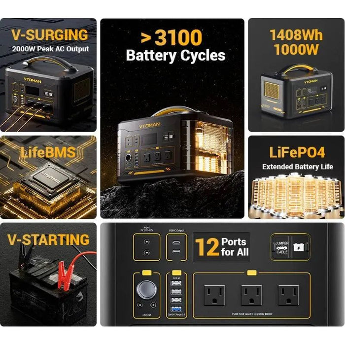 Vtoman Jump 1000 Portable Power Station