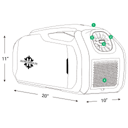 Zero Breeze Mark 2 Portable Air Conditioner